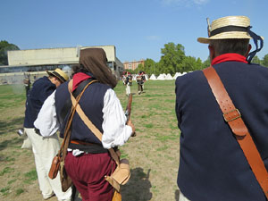 XII Festa Reviu els Setges Napole&ograve;nics de Girona. Recreaci&oacute; d'una batalla napole&ograve;nica al Parc de les Ribes del Ter