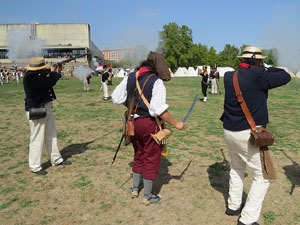 XII Festa Reviu els Setges Napole&ograve;nics de Girona. Recreaci&oacute; d'una batalla napole&ograve;nica al Parc de les Ribes del Ter