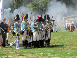XII Festa Reviu els Setges Napole&ograve;nics de Girona. Recreaci&oacute; d'una batalla napole&ograve;nica al Parc de les Ribes del Ter