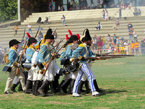 XII Festa Reviu els Setges Napole&ograve;nics de Girona. Recreaci&oacute; d'una batalla napole&ograve;nica al Parc de les Ribes del Ter