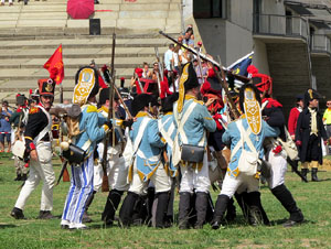 XII Festa Reviu els Setges Napole&ograve;nics de Girona. Recreaci&oacute; d'una batalla napole&ograve;nica al Parc de les Ribes del Ter