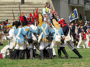XII Festa Reviu els Setges Napole&ograve;nics de Girona. Recreaci&oacute; d'una batalla napole&ograve;nica al Parc de les Ribes del Ter