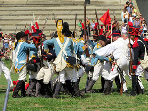 XII Festa Reviu els Setges Napole&ograve;nics de Girona. Recreaci&oacute; d'una batalla napole&ograve;nica al Parc de les Ribes del Ter