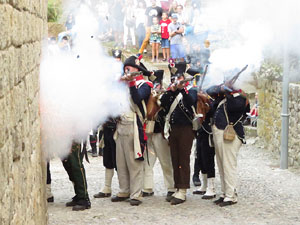 XII Festa Reviu els Setges Napole&ograve;nics de Girona. Combat al portal de Sant Crist&ograve;fol