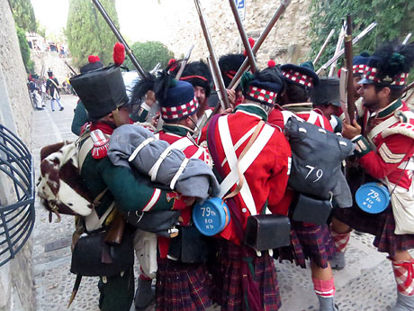 XII Festa Reviu els Setges Napoleònics de Girona. Combats al carrer del bisbe Cartañáa