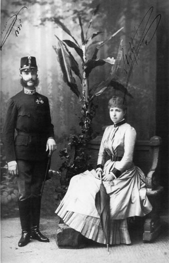 Alfons XII amb la seva segona esposa, Maria Cristina d'Àustria
