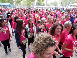 Cursa de la Dona 2019. Concentraci&oacute; i sortida del Parc de la Devesa, cursa pels carrers de Girona i arribada a la Copa