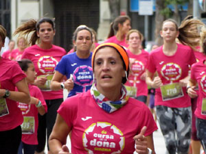 Cursa de la Dona 2019. Concentraci&oacute; i sortida del Parc de la Devesa, cursa pels carrers de Girona i arribada a la Copa