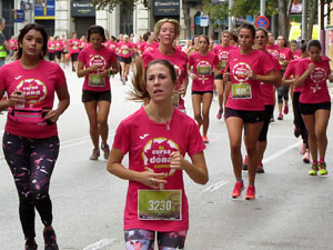 Cursa de la Dona 2019. Concentraci&oacute; i sortida del Parc de la Devesa, cursa pels carrers de Girona i arribada a la Copa