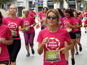 Cursa de la Dona 2019. Concentraci&oacute; i sortida del Parc de la Devesa, cursa pels carrers de Girona i arribada a la Copa