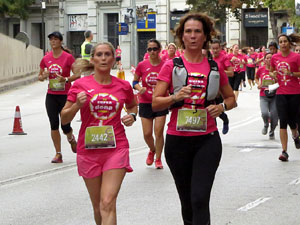 Cursa de la Dona 2019. Concentraci&oacute; i sortida del Parc de la Devesa, cursa pels carrers de Girona i arribada a la Copa