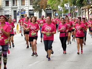 Cursa de la Dona 2019. Concentraci&oacute; i sortida del Parc de la Devesa, cursa pels carrers de Girona i arribada a la Copa
