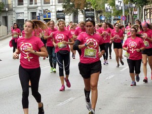 Cursa de la Dona 2019. Concentraci&oacute; i sortida del Parc de la Devesa, cursa pels carrers de Girona i arribada a la Copa