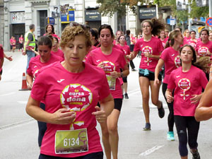 Cursa de la Dona 2019. Concentraci&oacute; i sortida del Parc de la Devesa, cursa pels carrers de Girona i arribada a la Copa