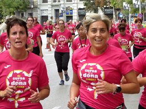 Cursa de la Dona 2019. Concentraci&oacute; i sortida del Parc de la Devesa, cursa pels carrers de Girona i arribada a la Copa