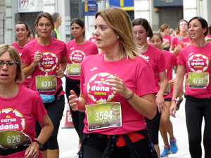 Cursa de la Dona 2019. Concentraci&oacute; i sortida del Parc de la Devesa, cursa pels carrers de Girona i arribada a la Copa