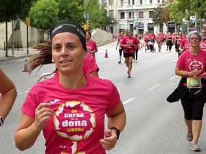 Cursa de la Dona 2019. Concentraci&oacute; i sortida del Parc de la Devesa, cursa pels carrers de Girona i arribada a la Copa