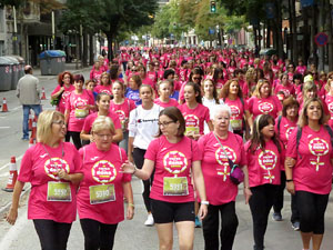 Cursa de la Dona 2019. Concentraci&oacute; i sortida del Parc de la Devesa, cursa pels carrers de Girona i arribada a la Copa