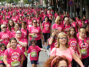 Cursa de la Dona 2019. Concentraci&oacute; i sortida del Parc de la Devesa, cursa pels carrers de Girona i arribada a la Copa