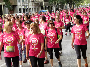Cursa de la Dona 2019. Concentraci&oacute; i sortida del Parc de la Devesa, cursa pels carrers de Girona i arribada a la Copa