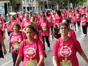 Cursa de la Dona 2019. Concentraci&oacute; i sortida del Parc de la Devesa, cursa pels carrers de Girona i arribada a la Copa