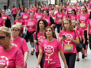 Cursa de la Dona 2019. Concentraci&oacute; i sortida del Parc de la Devesa, cursa pels carrers de Girona i arribada a la Copa