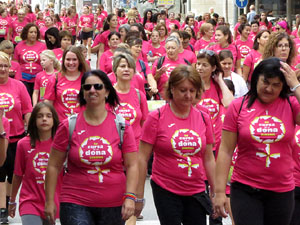 Cursa de la Dona 2019. Concentraci&oacute; i sortida del Parc de la Devesa, cursa pels carrers de Girona i arribada a la Copa