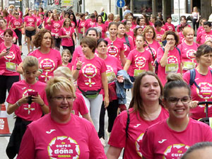 Cursa de la Dona 2019. Concentraci&oacute; i sortida del Parc de la Devesa, cursa pels carrers de Girona i arribada a la Copa