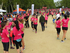 Cursa de la Dona 2019. Concentraci&oacute; i sortida del Parc de la Devesa, cursa pels carrers de Girona i arribada a la Copa