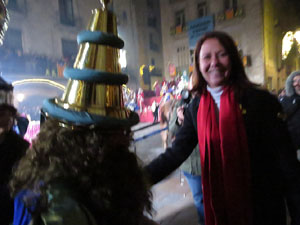 La Cavalcada de Reis 2020. Arribada del seguici a la pla&ccedil;a del Vi