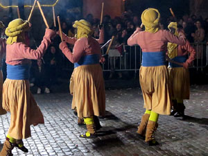 La Cavalcada de Reis 2020. Arribada del seguici a la pla&ccedil;a del Vi