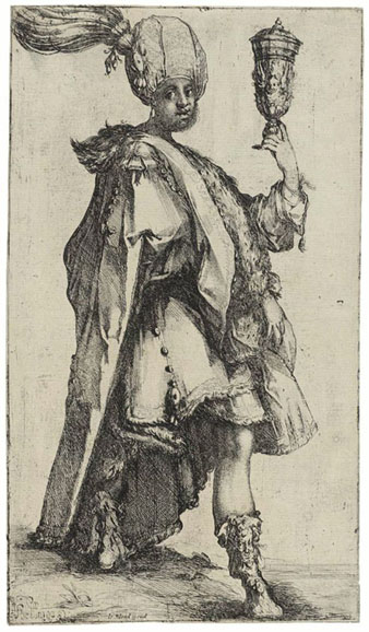 Baltasar (identificat com Gaspar, rei de Tars) 161113. Jacques Bellange