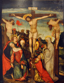 Crucifixió. Pere Gascó. Primera meitat segle XVI