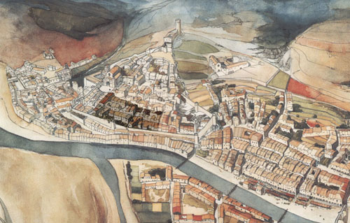 El call de Girona a la primera meitat del segle XIV