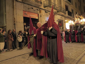 Setmana Santa 2022 a Girona. Divendres Sant. La processó del Sant Enterrament