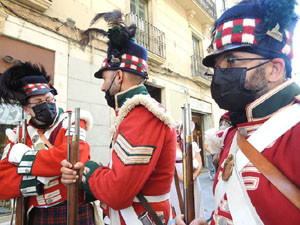 XIII Festa Reviu els Setges Napoleònics de Girona. Desfilada pels carrers de Girona
