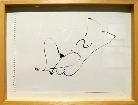 Ram&oacute;n Gaya. 'El pintor y la modelo', 1973. S&egrave;rie de 13 dibuixos. Tinta sobre paper