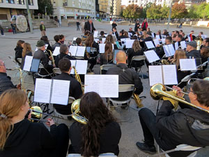 Fires de Sant Narcís 2022. Concert de Girona Banda Band i l'Associació Musical Filharmònica Rossellana