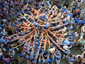 Fires de Sant Narc&iacute;s 2022. Diada castellera amb Marrecs de salt, Minyons de Terrassa i Capgrossos de Matar&oacute;