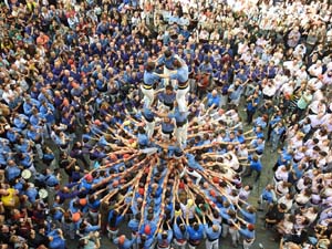 Fires de Sant Narc&iacute;s 2022. Diada castellera amb Marrecs de salt, Minyons de Terrassa i Capgrossos de Matar&oacute;