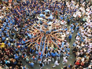 Fires de Sant Narc&iacute;s 2022. Diada castellera amb Marrecs de salt, Minyons de Terrassa i Capgrossos de Matar&oacute;