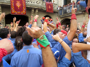Fires de Sant Narc&iacute;s 2022. Diada castellera amb Marrecs de salt, Minyons de Terrassa i Capgrossos de Matar&oacute;