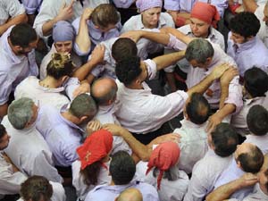 Fires de Sant Narc&iacute;s 2022. Diada castellera amb Marrecs de salt, Minyons de Terrassa i Capgrossos de Matar&oacute;