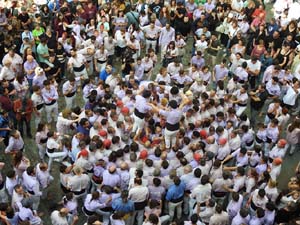 Fires de Sant Narc&iacute;s 2022. Diada castellera amb Marrecs de salt, Minyons de Terrassa i Capgrossos de Matar&oacute;