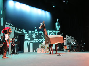 Representació de 'La mosca d'en Quim' per la Fal·lera Gironina