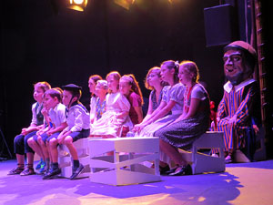 Representaci&oacute; de 'La mosca d'en Quim' per la Fal&middot;lera Gironina