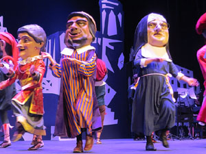 Representaci&oacute; de 'La mosca d'en Quim' per la Fal&middot;lera Gironina