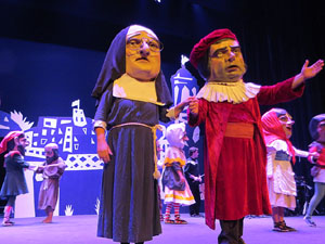 Representaci&oacute; de 'La mosca d'en Quim' per la Fal&middot;lera Gironina