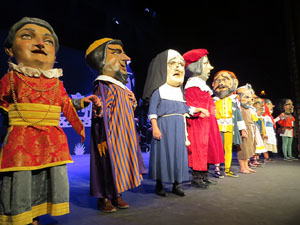 Representaci&oacute; de 'La mosca d'en Quim' per la Fal&middot;lera Gironina