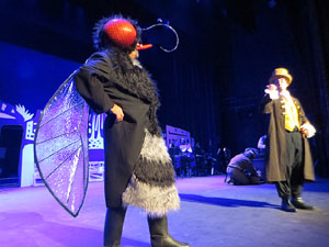 Representació de 'La mosca d'en Quim' per la Fal·lera Gironina